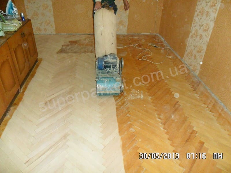 обработка пола делается без пыли